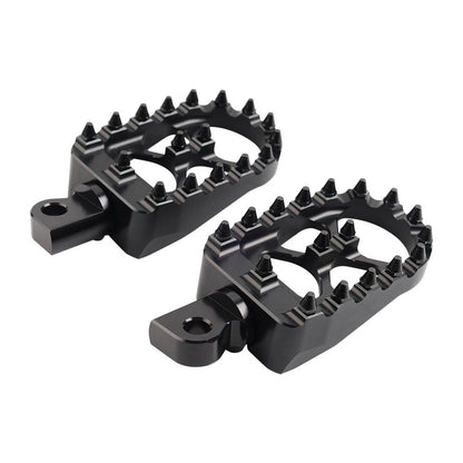 CNC Wide Fat Foot Pegs for Harley Dyna, Sportster, Fatboy