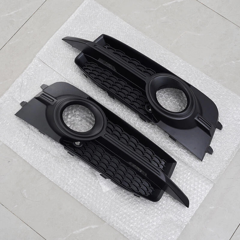 Honeycomb Front Bumper Fog Light Covers for AUDI A1 8X S-Line (2010-2014)