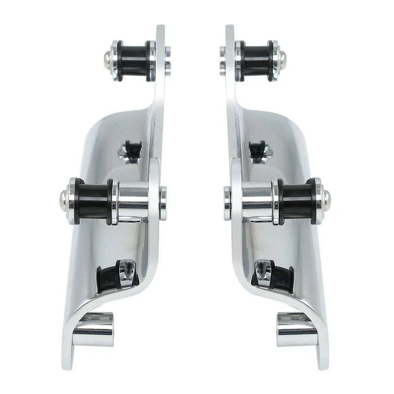 Chrome 4 Point Docking Kit w Covers for Harley Street Glide (2009 - 2013)