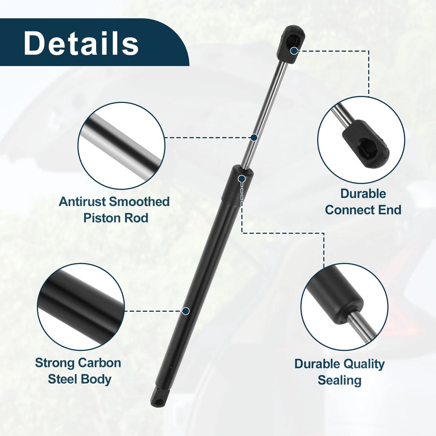 Front Hood Lift Supports Struts for Chevrolet Corvette