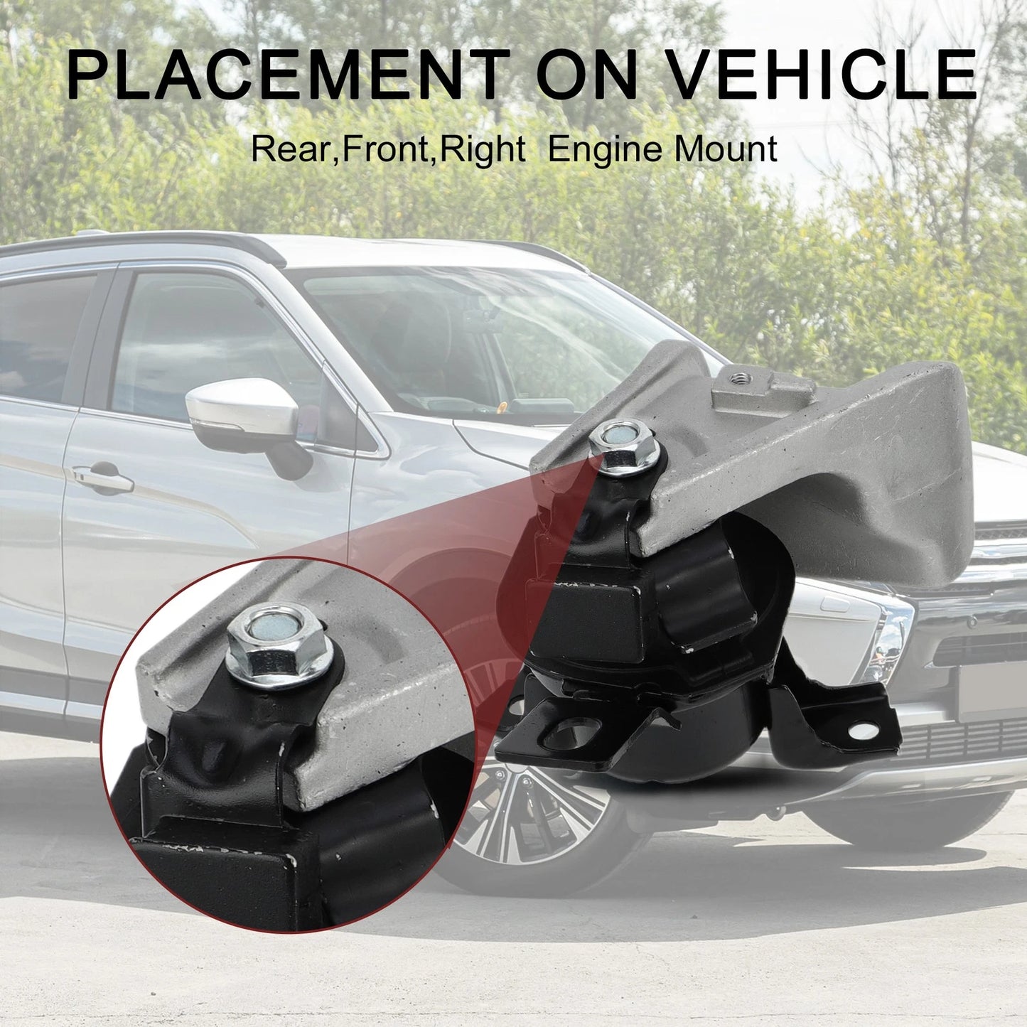 Engine Mount Set for Mitsubishi Lancer Ralliart 2.4L (2004-2006)