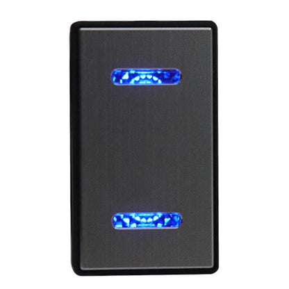 Dual Pole Rocker Switch 12V/24V with Indicator Light for Marine Boats
