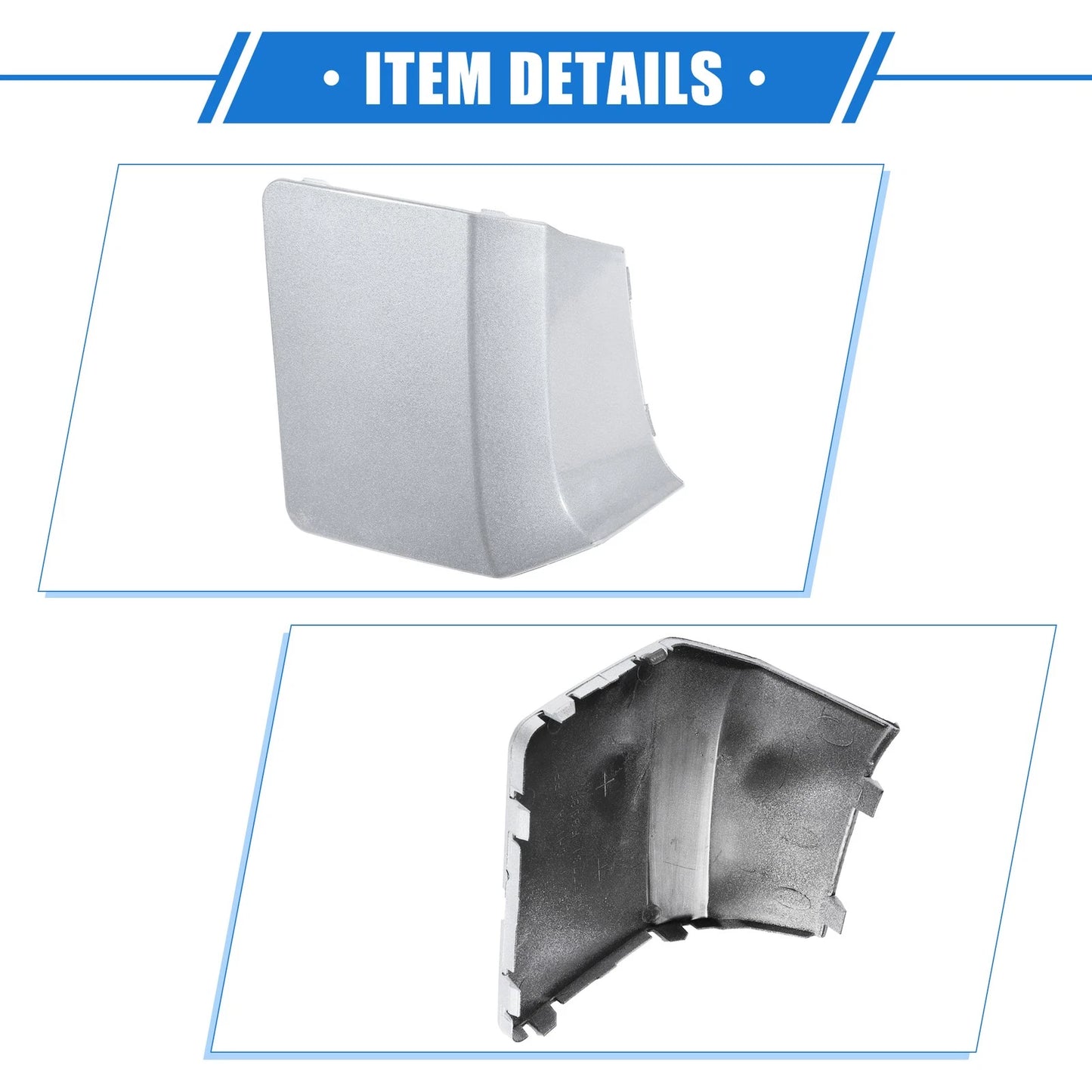 Front Bumper Tow Eye Hook Cover for Subaru Impreza (2010-2014) Silver