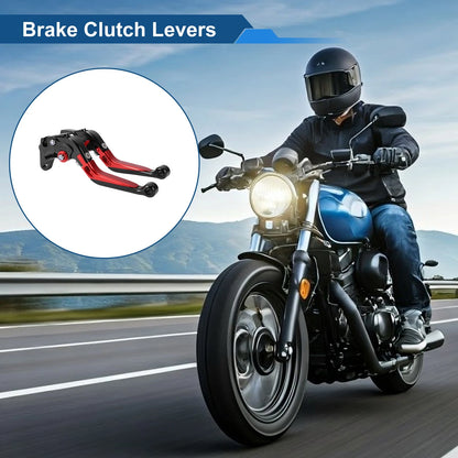 2 x Adjustable Short Long Brake Clutch Levers for Yamaha WR125X (2009–2015)