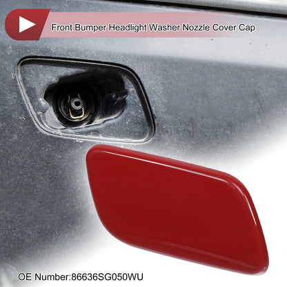 Front Right Washer Nozzle Cover for Subaru Forester 2013-2015 Red