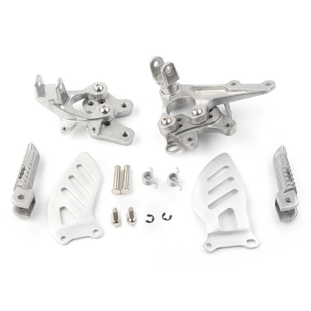 Rider Front Footpegs for Suzuki GSXR 1000 (2009-2011) - 2 x Footrests Brackets