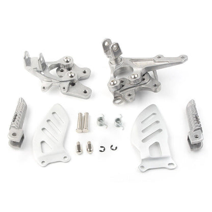 Rider Front Footpegs for Suzuki GSXR 1000 (2009-2011) - 2 x Footrests Brackets