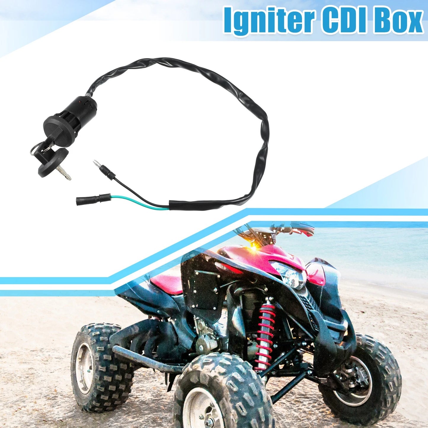 Set Ignition Key Switch for TRX90 FourTrax (1993–2001)