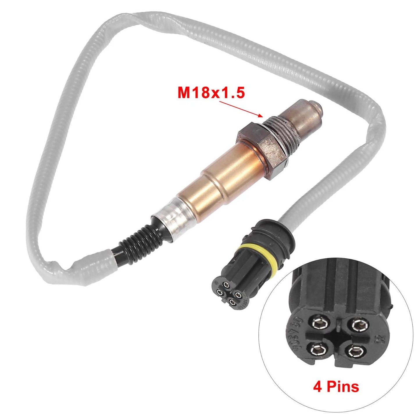 Oxygen Sensor 2 x Air Fuel Ratio Downstream O2 for BMW 535i (2008-2010)