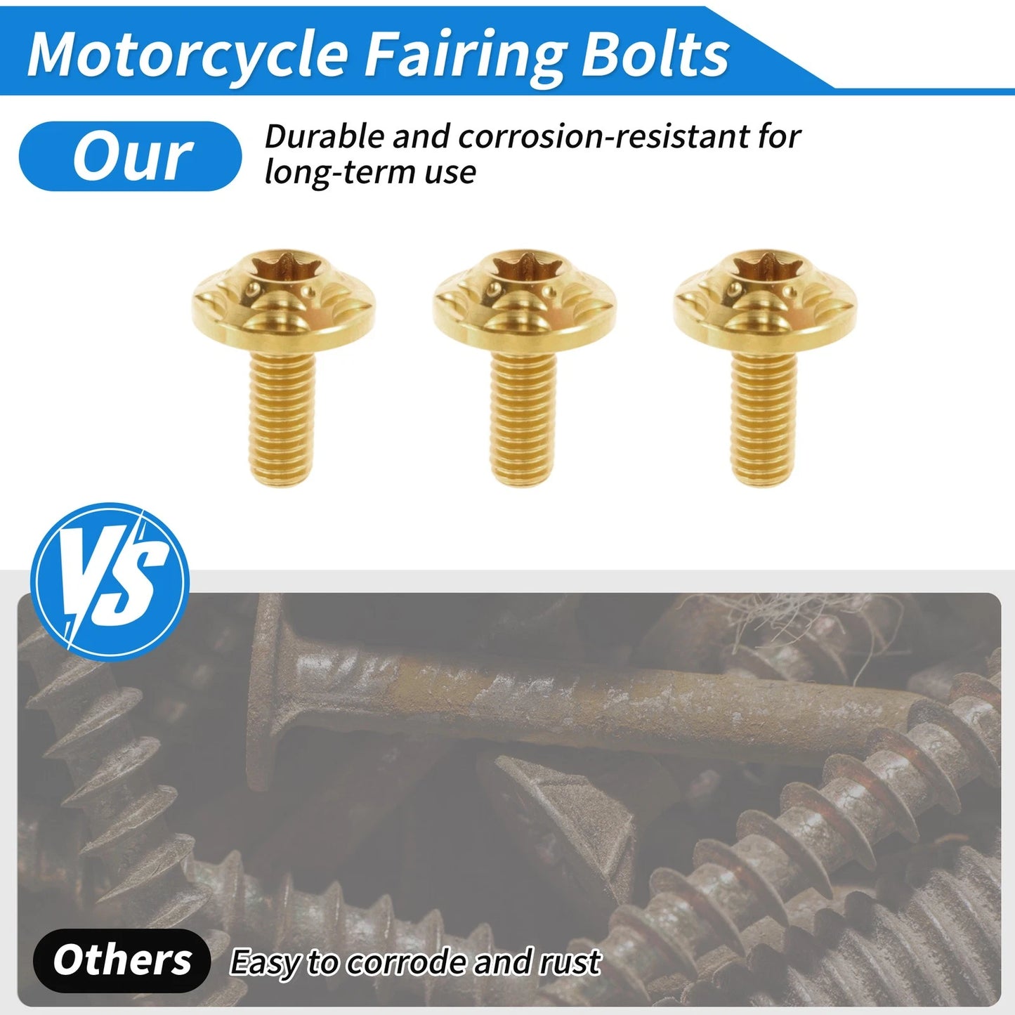 Windshield Bolts for Harley Street Glide FLHX (2006–2013)