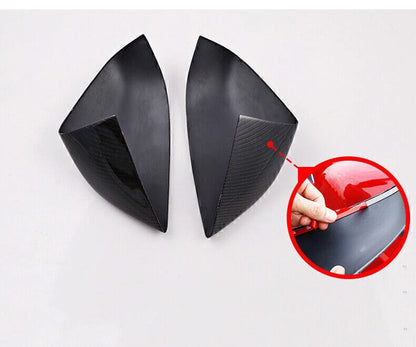 Carbon Fiber Mirror Covers for Tesla Model S Glossy Black (2012-2020)