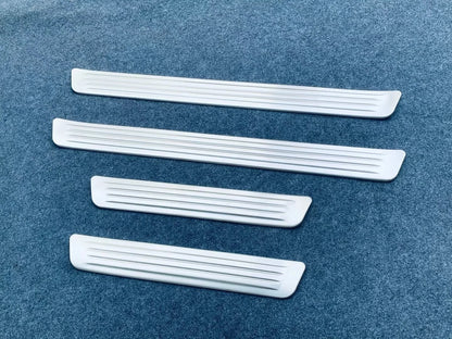 Steel Outer Door Sill Scuff Plate Cover Trim for 2023-2024 Toyota Prius 4 x pcs
