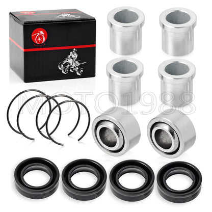 Front Lower/Upper A-Arm Bushings for Honda Sportrax 400 TRX400EX (1999-2008)