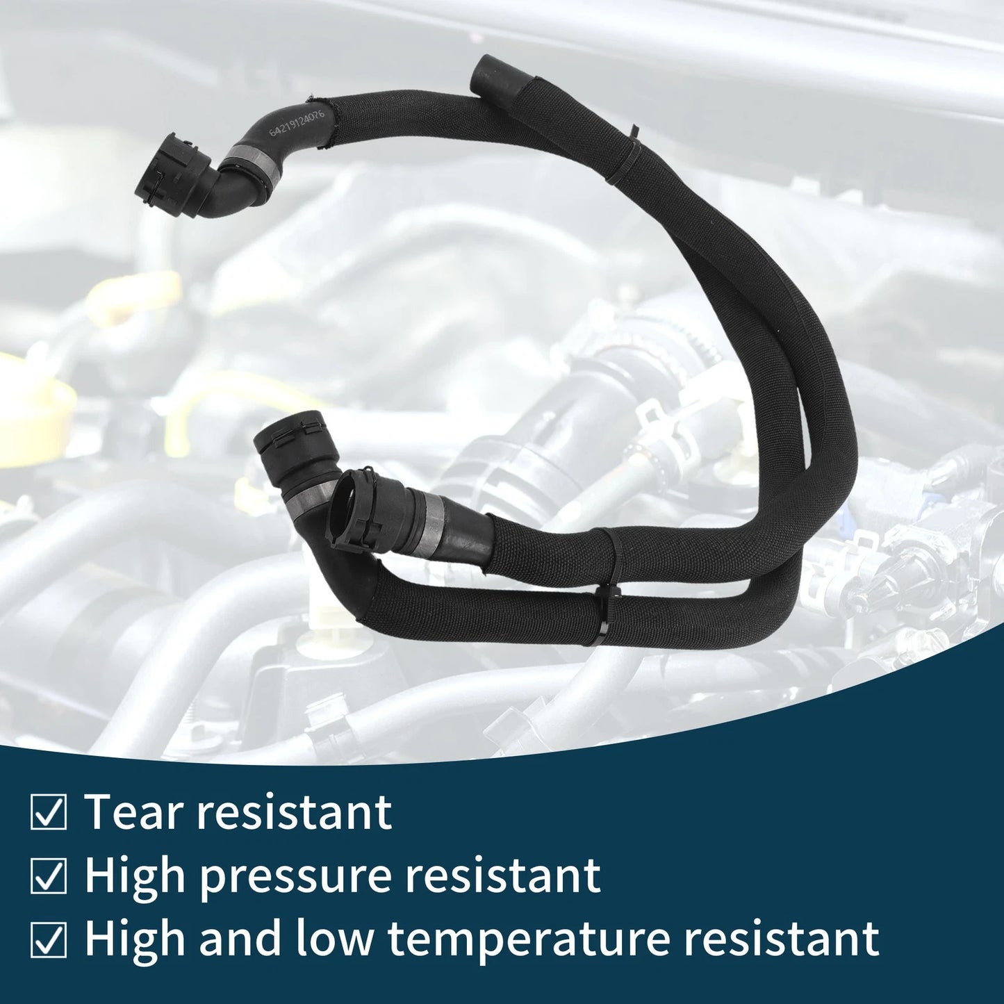 Radiator Hose for BMW 1 Series 2007-2013 (No.64219124076)