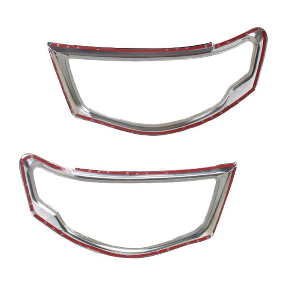 Headlight Cover Trim Chrome Pair Fits Mitsubishi L200 Triton UTE 2006-14 EBDE