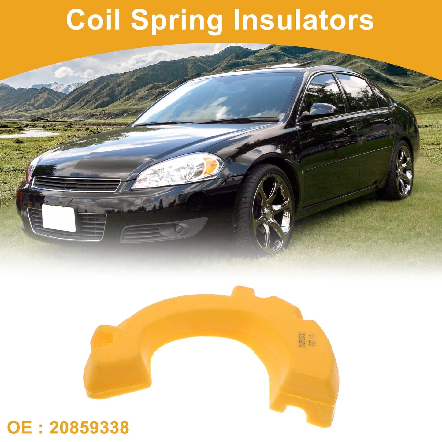 Front Lower Coil Spring Insulators for Chevrolet Impala (2014–2020)