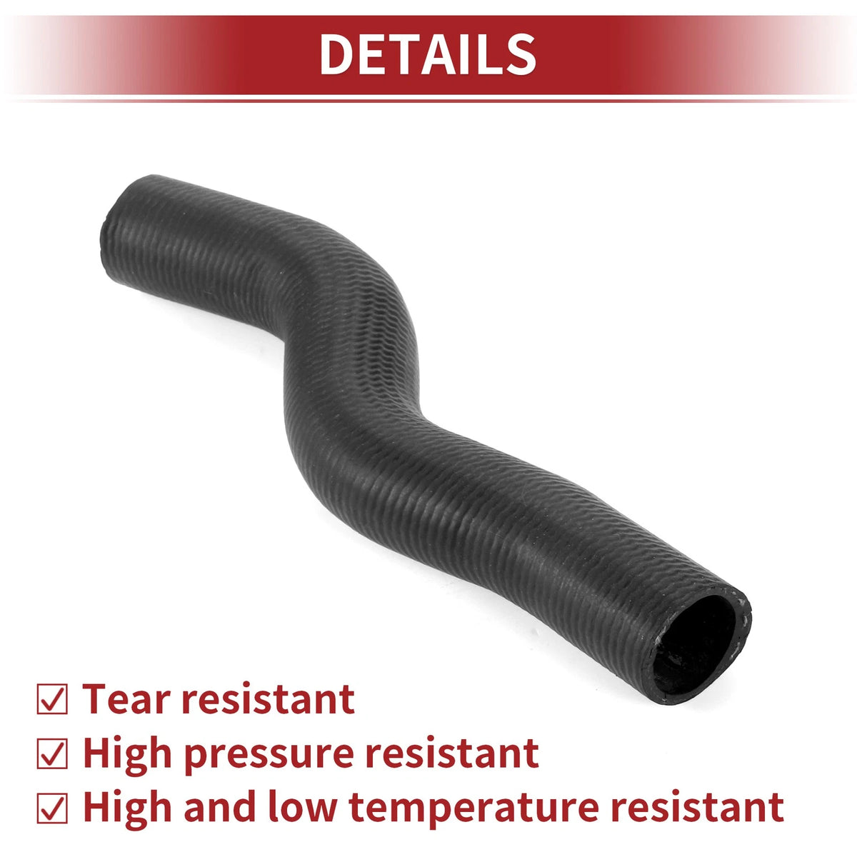 Radiator Hose for Honda Civic 1.8L 2012-2015 Rubber Black 1 x Piece
