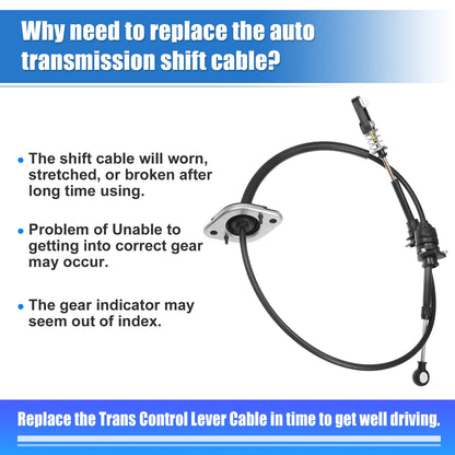 Transmission Gear Shift Cable for Jeep Wrangler (2007-2010)