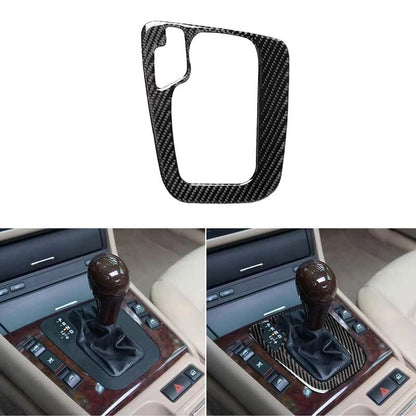 Carbon Fiber Center Gear Shift Sticker Trim fit For BMW 3 Series E46 1998-2005