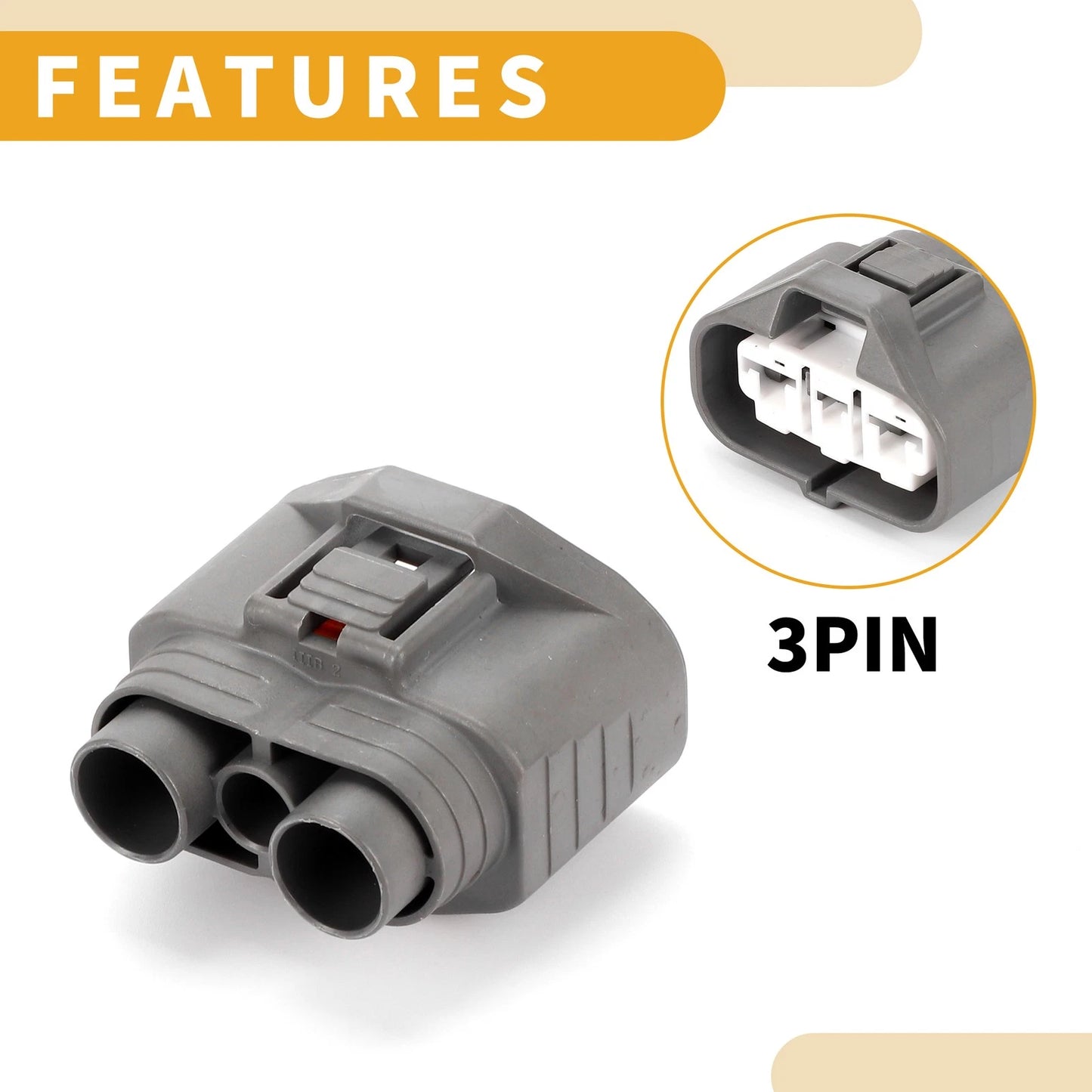 3 Pin Electronic Fan Motor Connector Plug for Toyota - 79 Characters Max