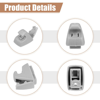 Sun Visor Clip Retainer Gray Plastic for Chevrolet Cruze (2009-2019)