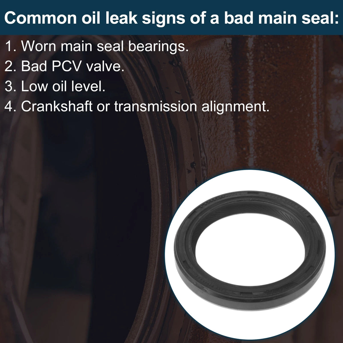 Crankshaft Oil Seal for Nissan Micra (2010-2015)