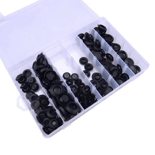 141 Pcs Flush Mount Hole Plug Button Assortment for Auto Body Fasteners