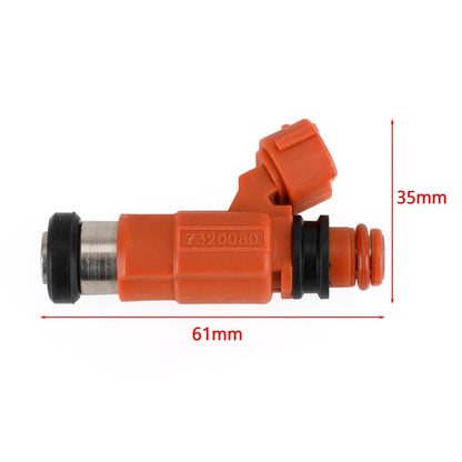 4PCS Fuel Injectors for Yamaha Outboard Motor 115HP (2000-2005)