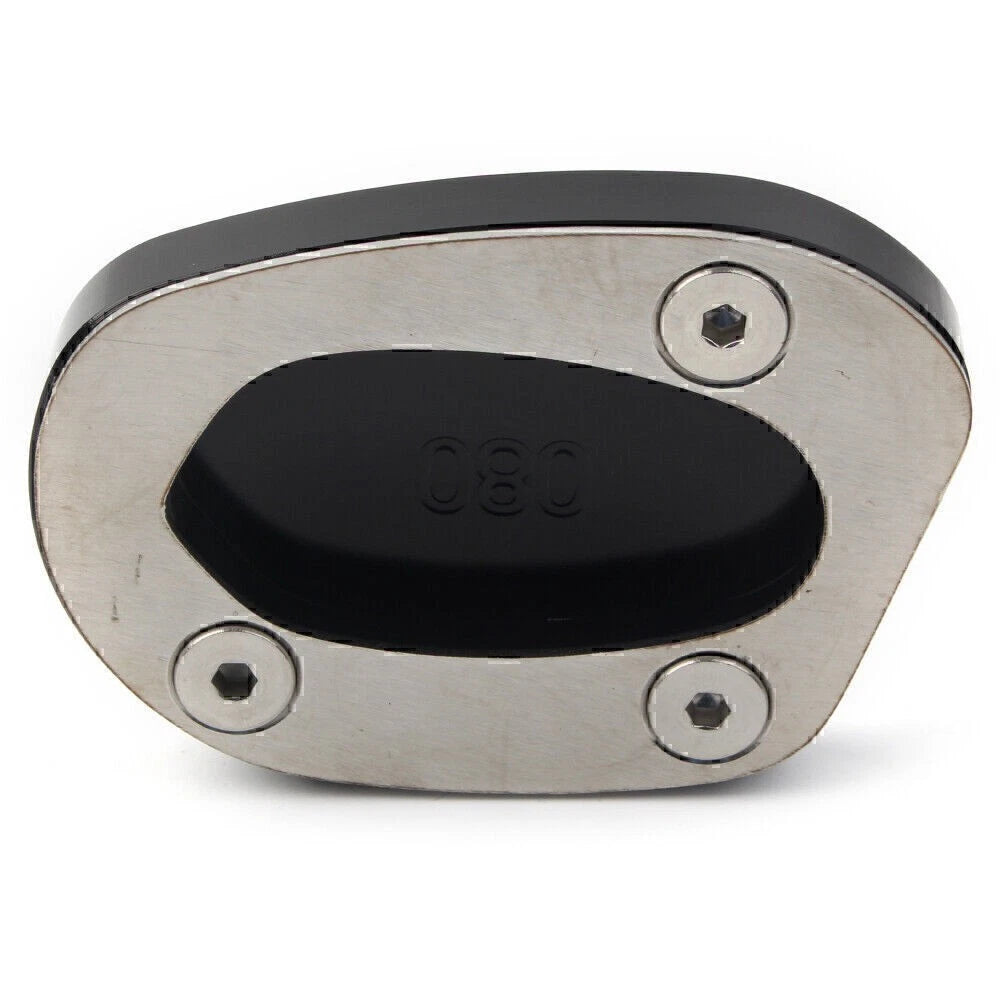 Black Kickstand Enlarger Plate for Triumph Speed Twin 1200 (2019-2021)