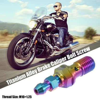 Titanium Alloy / M10x1.25 / Motorcycle Brake Master Cylinder Screw for Motorcycle