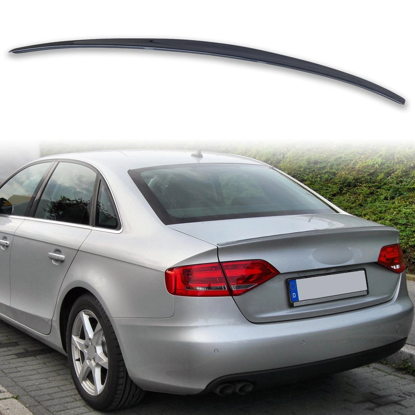 ABS Boot Spoiler for Audi A4 B8 Sedan 2008-2016 Moonlight Blue (08-16)