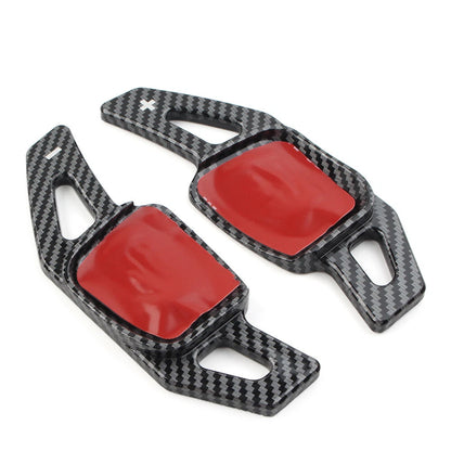 Black Steering Wheel Shift Paddle Shifter Extensions for VW Golf MK8, Jetta, Tiguan