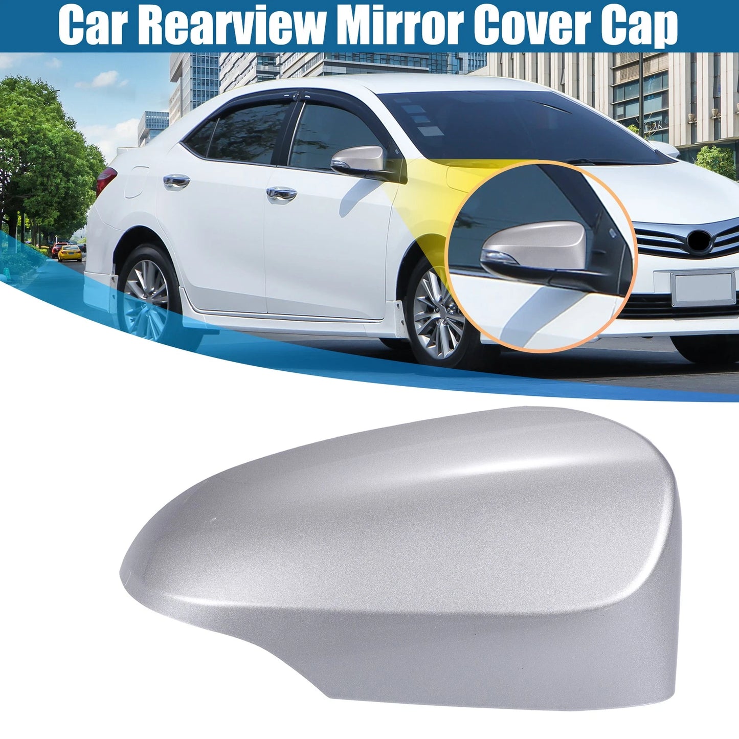 Passenger Side Rearview Mirror Cover for Toyota Corolla Altis (2008-2013)