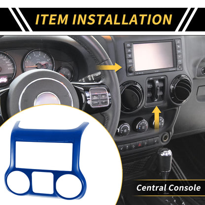 Console Dashboard Panel Cover Trim for Jeep Wrangler JK JKU (2011-2017)