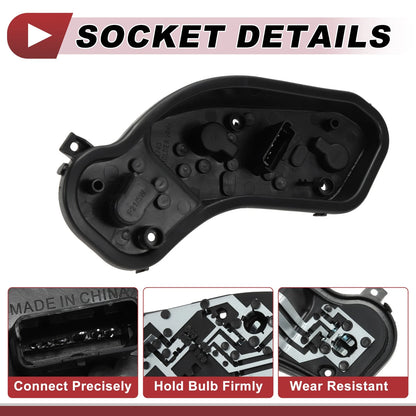 Right Tail Light Bulb Socket for Nissan Versa Sedan (2013-2019)