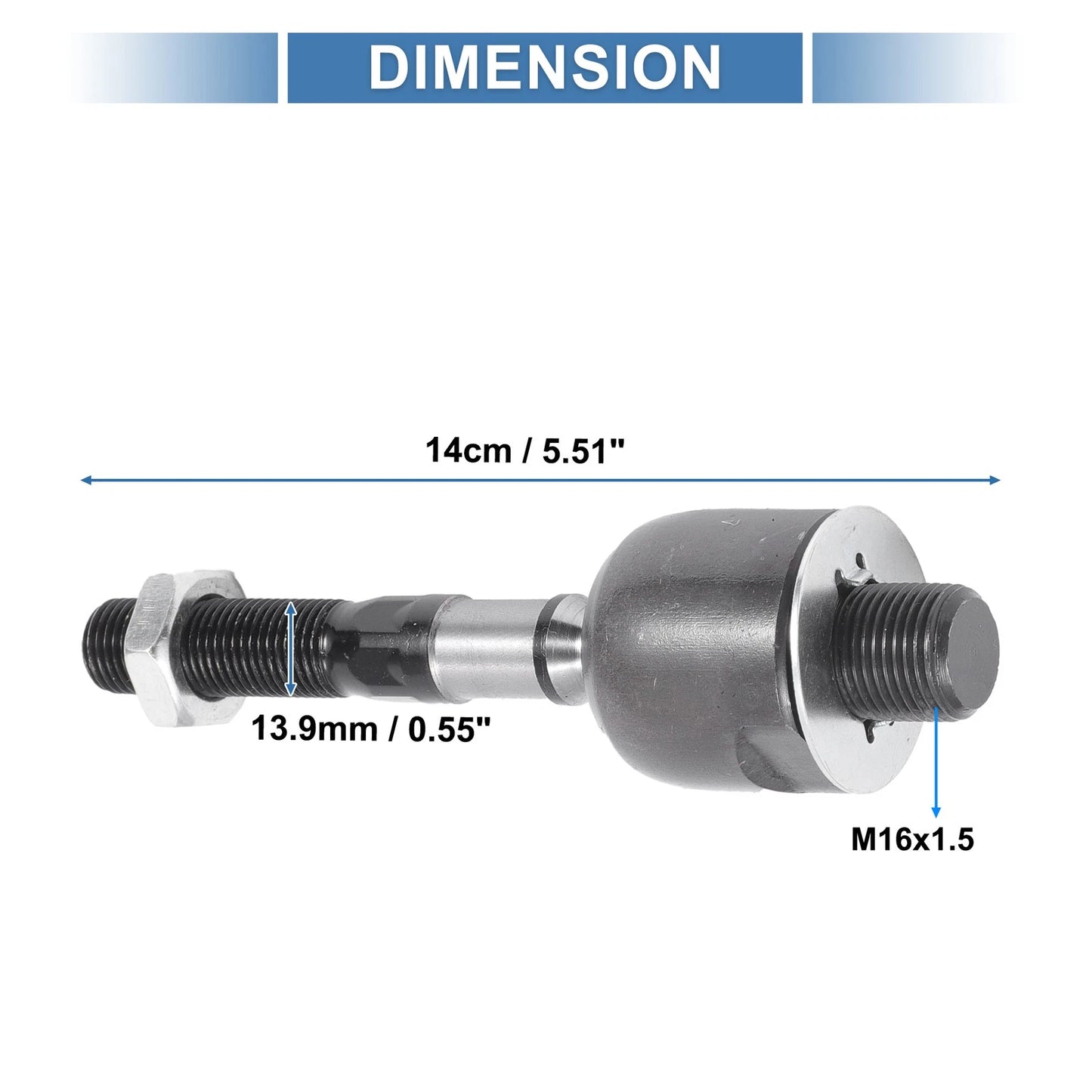 Front Inner Tie Rod End Links for Honda Accord for Acura TL