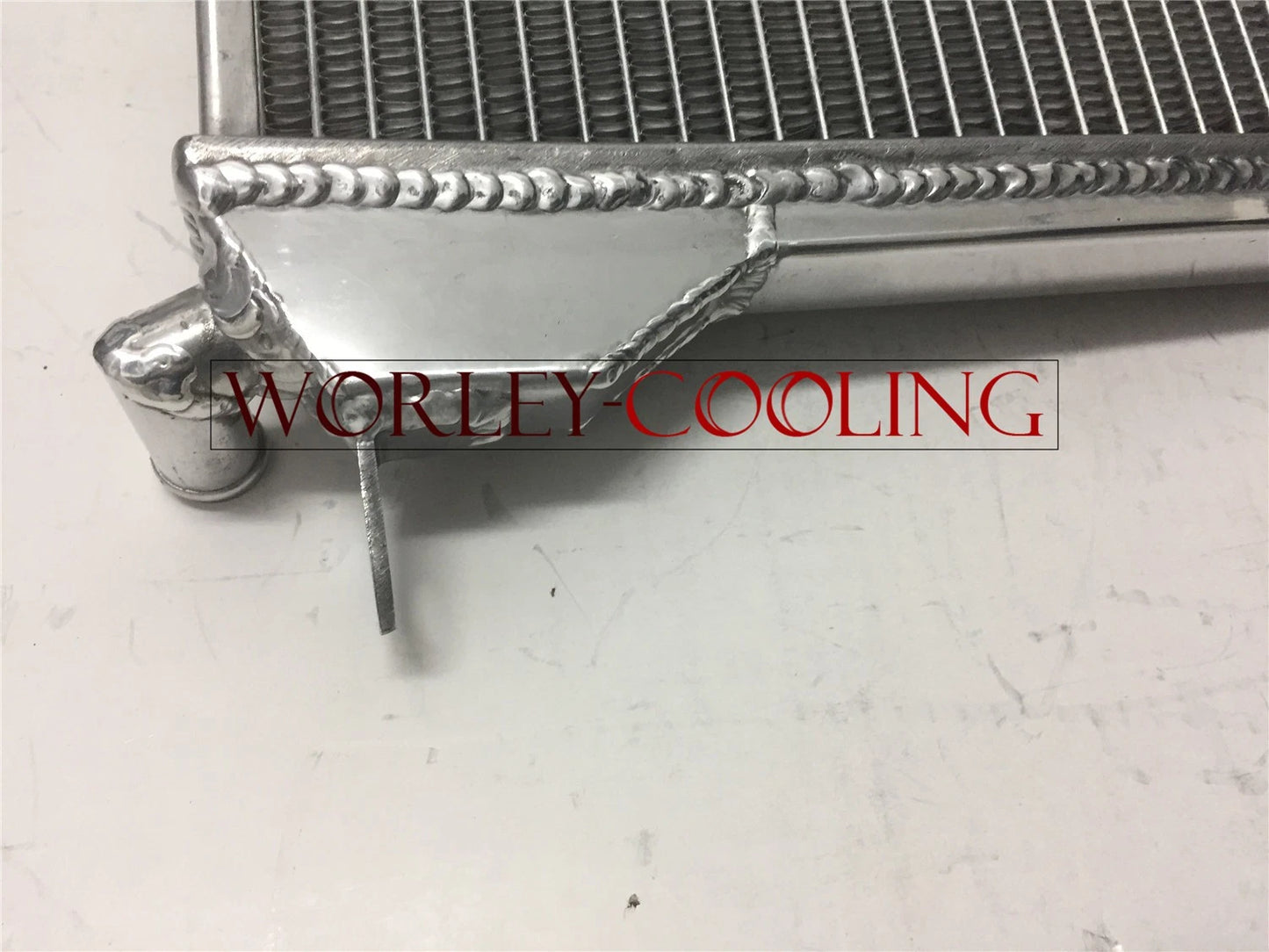 Aluminum Radiator + Red Hose for Yamaha RZ350 RD350 RD250 (1984-1985)