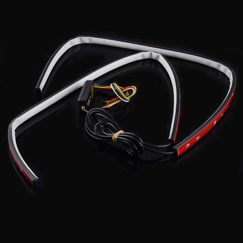 2 x 60cm RGB LED Flexible Front Kidney Strip Lights