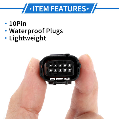 10 Pin Parking Assist Sensor Connector Plug for Toyota Lexus