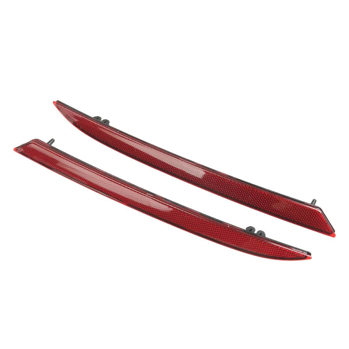2 x Red Lens Rear Bumper Marker Reflectors for Ford Mustang (2018-2020)
