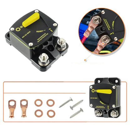 150A Marine Circuit Breaker Kit with Manual Reset for Boat/RV