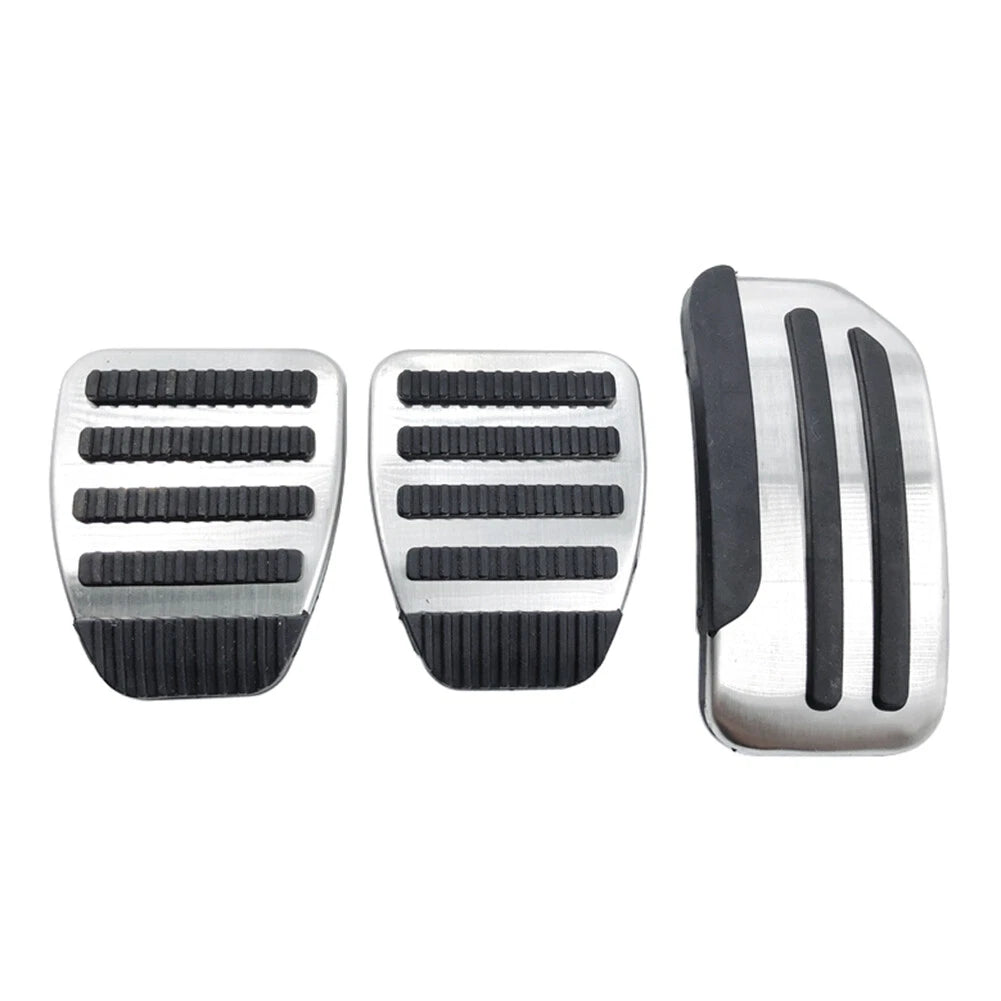 Stainless Steel Clutch Brake Gas Pedal Covers for Nissan Tiida Livina Juke