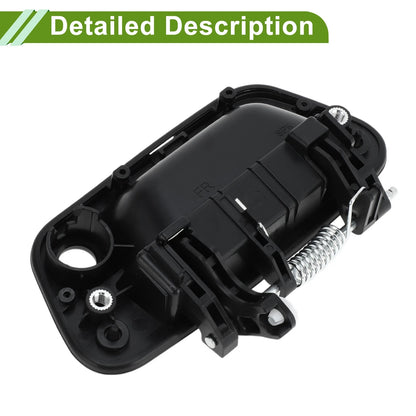 Exterior Door Handle for Chevrolet Spark (2013-2016) Black Front Right