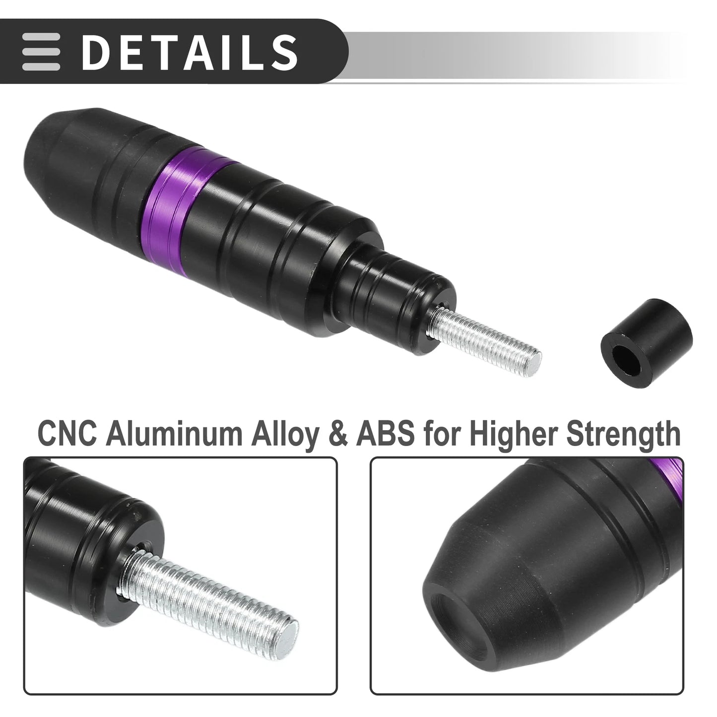 Purple Motorcycle Frame Slider Exhaust Anti Crash Protector for Honda