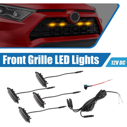 Front Grille LED Lights Set for Toyota RAV4 (2019–2022)
