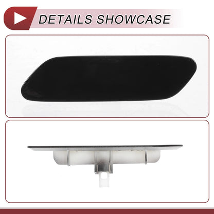 Front Left Washer Nozzle Cover for Lexus RX350 (2016-2019) Black 1 Pcs