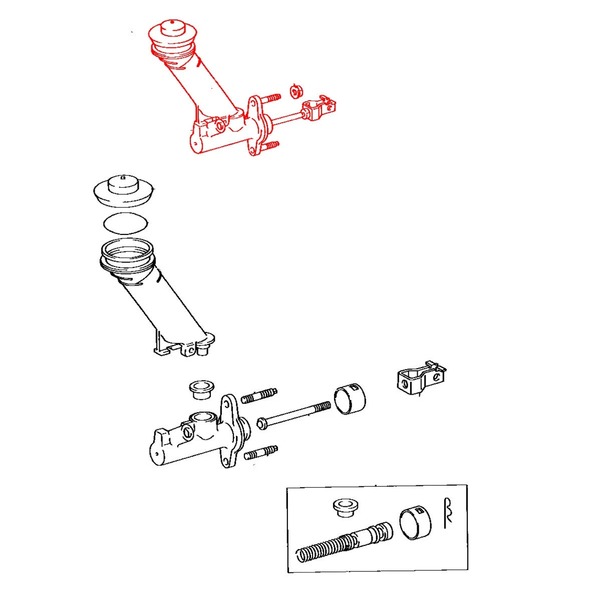 5/8 Clutch Master Cylinder for Toyota Corona 1992-2001
