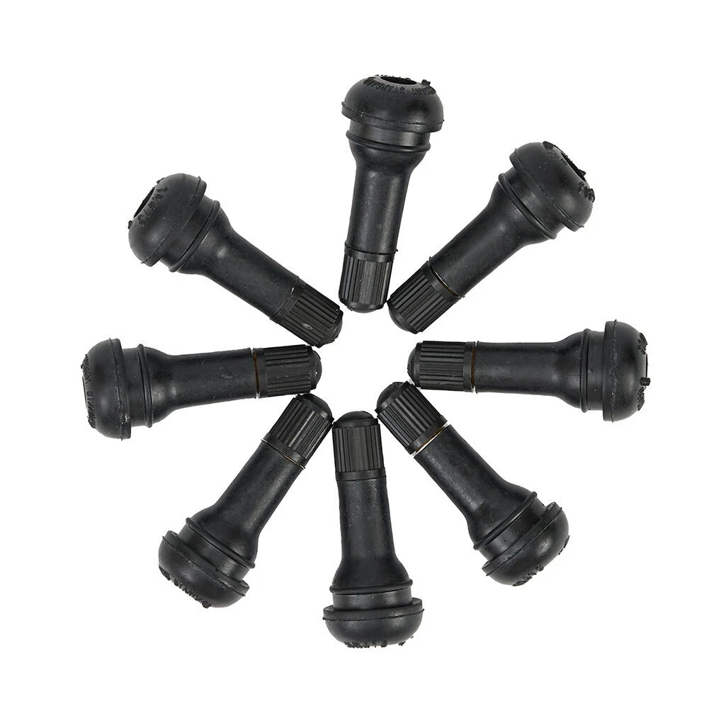 Snap-In Rubber Valve Tool Set 10 Pack for Tubeless Tyres