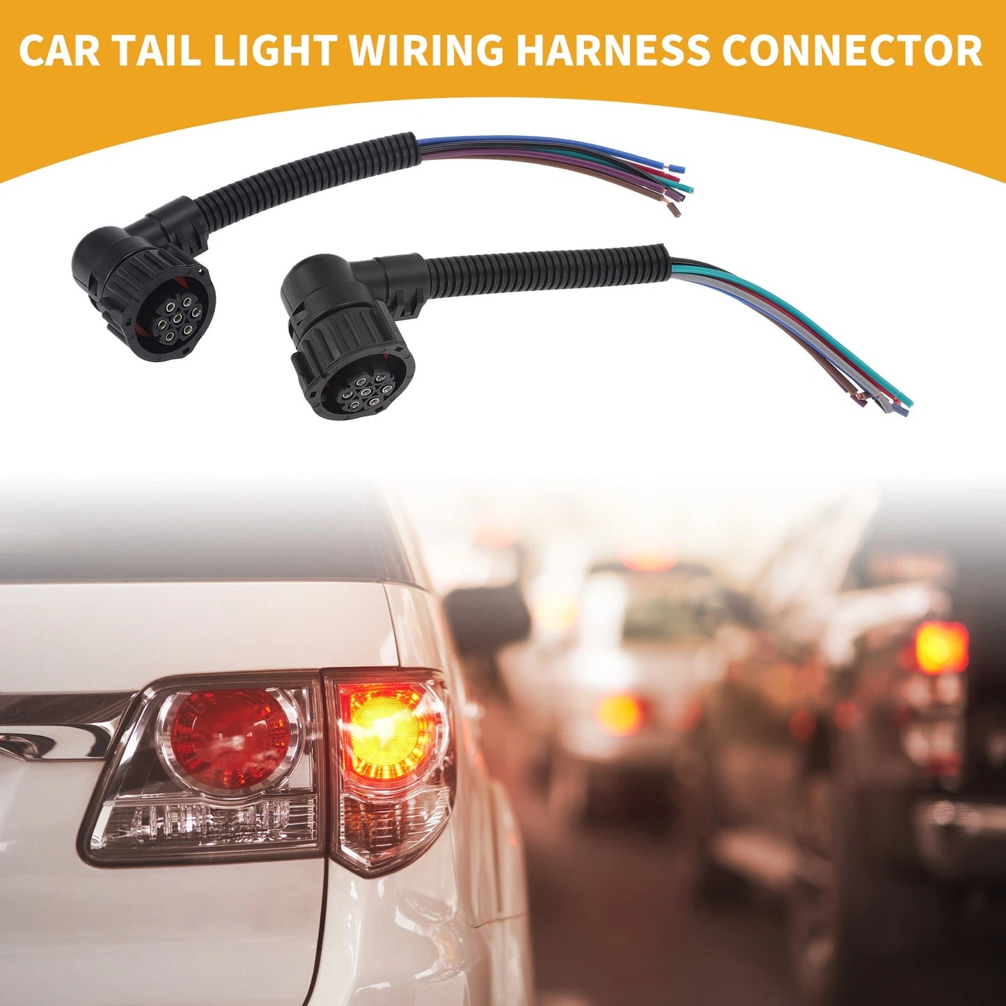 Car Tail Light Wiring Harness Connectors for Fiat Ducato (2001-2016)
