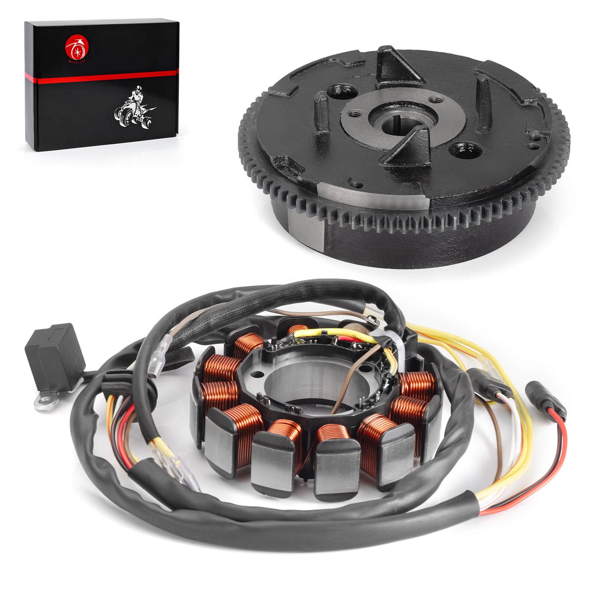 Stator & Flywheel Rotor for Polaris Scrambler 500 4x4 2000 (S#00-04730+)